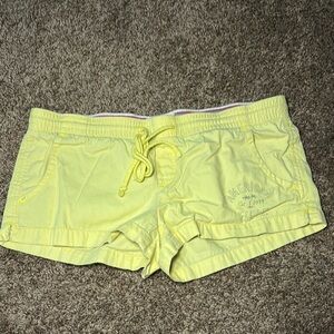 American Eagle Outfitters Yellow Athletic Shorts